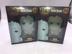 2 Funko Pop Pin Disney The Haunted Mansion Gus SE Glow In The Dark Enamel - Picture 1 of 5