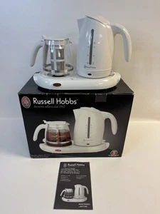 Russell Hobbs Tea Tray Cordless Electric Kettle RHTT8W Keep Warm Teapot - Picture 1 of 16