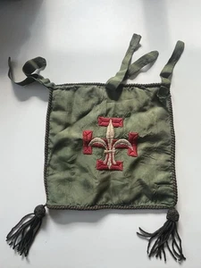 ANCIEN FANION DE COMPAGNIE SCOUT JAMBOREE NO PATCH ANNEE 40 / 50 - Picture 1 of 12