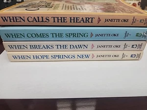 Janette Oke’s Canadian West Book Series 1-4 (1983-1986) When Calls the Heart LOT - Picture 1 of 8