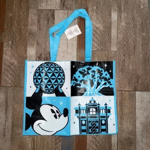 NWT WALT DISNEY WORLD Parks Large Reusable Tote Shopping Bag MICKEY Mouse - Picture 1 of 8