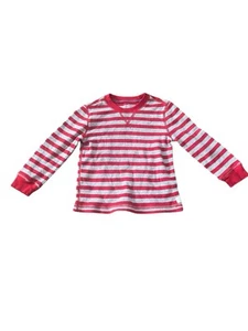 Carter's Jungen rot und grau gestreift Pullover Langarmshirt Größe 3T Kleinkind - Bild 1 von 3