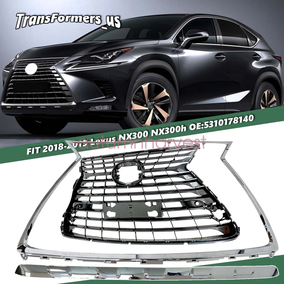 Ajuste 2018-2019 Lexus NX300 NX300h 5310178140 parrilla delantera moldura Foto 1 de 4