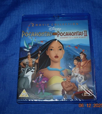 Pocahontas 1 & 2 Blu-ray Joe Baker Christian Bale Irene Bedard Billy Connolly - Image 1 of 4