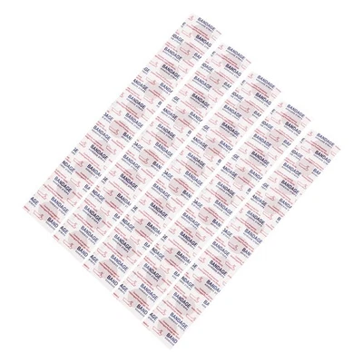  Bende flessibili ovali in tessuto da 50 pezzi Bende per punti piccoli Bende per - Immagine 1 di 4