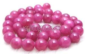 8mm Natural Pink Jade Gemstone Beads for Jewelry Making DIY Necklace Strands 15" - Picture 1 of 2
