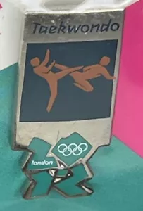 Insignia prendedor olímpico de taekwondo ~ Juegos de Verano de Londres 2012 ~ Pictograma - Imagen 1 de 6