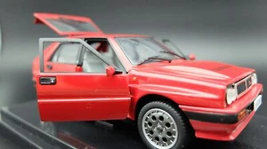 Modellino auto scala 1:24 LANCIA DELTA INTEGRALE 16V rosso modellismo diecast - Foto 1 di 10