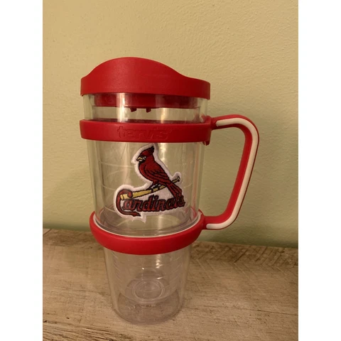 St. Louis Cardinals Tervis Tumbler Double Ring Handle 24 OZ Cover