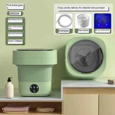 Foldable Mini Washing Machine For Socks Underwear Panties Mini Washing Machine - Image 1 of 4