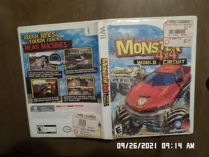 Monster 4X4 World Circuit (Juego Nintendo Wii) = COMPLETO con Estuche y Manual - Imagen 1 de 2