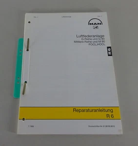 Reparaturanleitung MAN Luftfederanlage G-Reihe / G90 / M90 etc. Stand 07/1988 - Bild 1 von 4