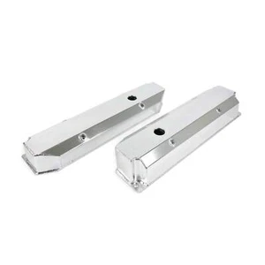 Long Bolt Fabricated Aluminum Valve Covers for Chrysler Big Block - Picture 1 of 1