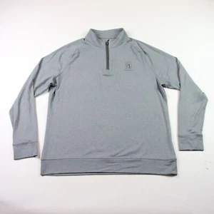 G/Fore Sweater Mens Large Gray Performance 1/4 Zip TPC San Antonio - Picture 1 of 11