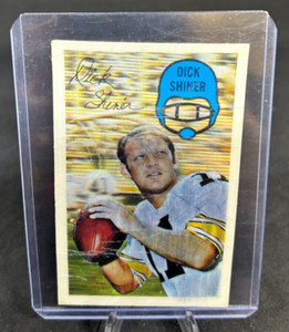 1970 Kellogg's 3-D Football Card Dick Shiner #45 SL