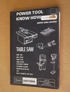 vintage 1980 Table Saw Power Tool Know How Sears Craftsman #9-2918 - Picture 1 of 3