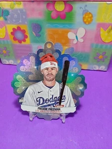 2023 Topps Holiday Freddie Freeman Die Cut Ornaments LA Dodgers #MLBDC-12 - Bild 1 von 2