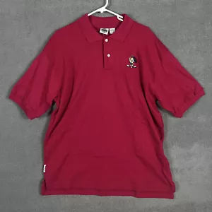 Looney Tunes Classic Golf Poloshirt Herren XL Tweedy Bird einfarbig rot bestickt - Bild 1 von 14