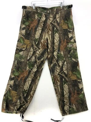Spartan Outdoors Realtree Camo Hunting Pants Mens Size 2XL Udjustable Straps - Image 1 of 4