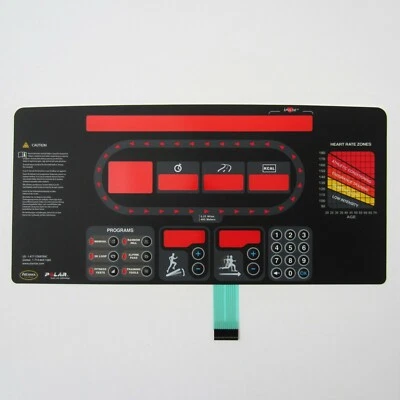 Superposición/teclado de repuesto para cinta de correr Star Trac E-TR GEN 2 Foto 1 de 2