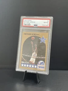 1990 Hoops MICHAEL JORDAN All-Star PSA 8 HOF Chicago Bulls - Picture 1 of 2