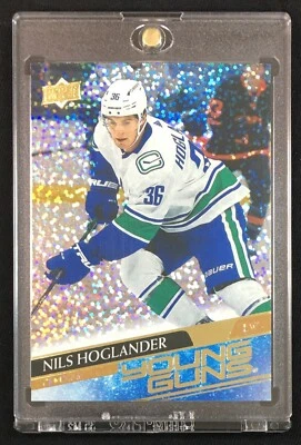 2020-21 Upper Deck Rookie Young Guns Speckled Rainbow #462 Nils Hoglander RC - Image 1 of 2
