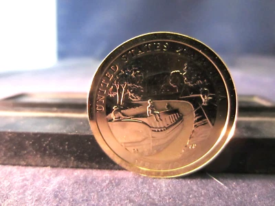 2021-S INNOVATION REVERSE  PROOF DOLLAR COIN NEW YORK ERIE CANAL NO BOX or COA - Image 1 of 2