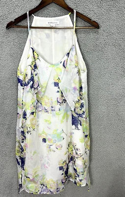 BCBGeneration Shift Dress Womens Large Floral Abstract Sleeveless Boho Y2K - Image 1 of 4