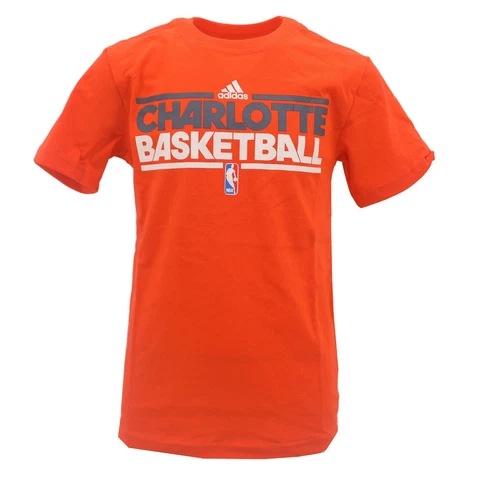 Charlotte Bobcats Official NBA Adidas Kids Youth Size Throwback T-Shirt New Tags Cover