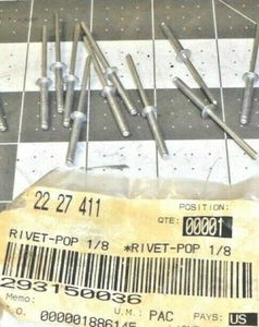 SEA-DOO WATERCRAFT 293150036 POP RIVET .12" X .765" NOS 5 QTY OEM FREE SHIPPING - Picture 1 of 1