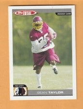 Sean Taylor Washington Redskins 2004 Topps Total #363 Rookie Miami Hurricanes 8L