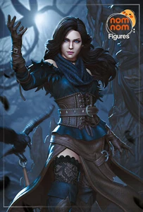Yennefer of Vengerberg 3D Printed Figure, The Witcher Sorceress, Unpainted - Picture 1 of 5
