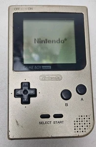 Nintendo Game Boy Pocket MGB-001 GOLD 100% OEM Tested Working Weak Sound - Picture 1 of 9