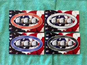 2001 P, D, Platinum & Gold Quarter set - Picture 1 of 6