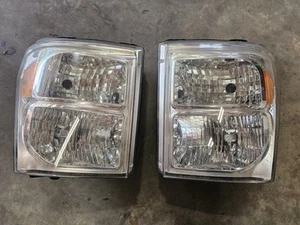 2011-2016 Ford F-250 F-350 Super Duty Left Right Headlights  OEM  F-Series - Picture 1 of 10