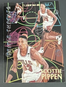 Scottie Pippen 1994 Fleer #8 of 10 Insert - Bulls HOF - Picture 1 of 2