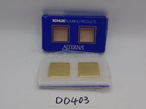 Kohler 9924 Alterna Small Metal Faucet Handle Insert Polished Brass 1 3/8" Set - Picture 1 of 5