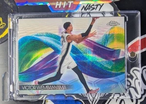 2024 Topps Chrome #H-1 Victor Wembanyama Helix SSP Spurs 💥 Case Hit + Bonus RC! - Picture 1 of 4