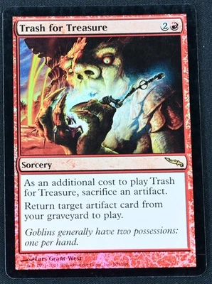 Trash for Treasure MTG Mirrodin MRD Rare SP/NM Magic the Gathering - Image 1 of 2