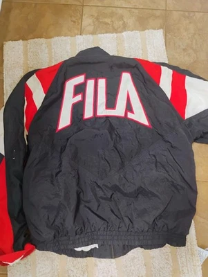 Vintage FILA Jacket Men XL 90s Track Windbreaker Colorblock Streetwear Zip - Image 1 of 4