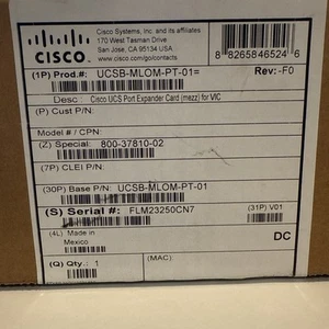 Cisco Port Expander Card UCSB-MLOM-PT-01 UCS Port Expander Card - Picture 1 of 3