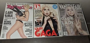 Lady Gaga Magazine Lot US Weekly W/ Posters Rolling Stone Vanity Fair &Clippings - Picture 1 of 7