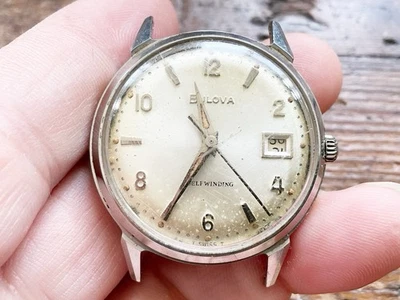 Reloj Pulsera Vintage BULOVA 11 ALACD Cuerda Automática 17 Joyas COMO ESTÁ Piezas/Reparación Foto 1 de 4