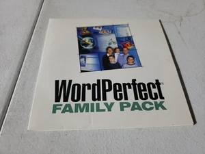 WORD PERFECT Family Pack 3, 4 CD Disks with Serial Number - Picture 1 of 6