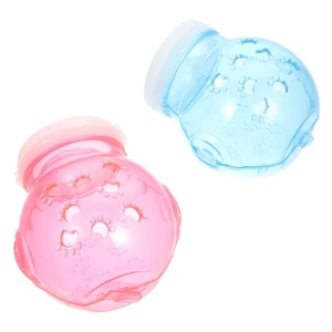 Módulo de baño para hámster de 2 piezas bañera transparente arena para animales pequeños - Imagen 1 de 12