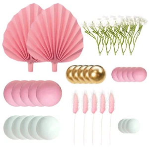Bolas para pasteles decoraciones pequeñas bolas de abanico decoración de pasteles adornos boho brillantemente - Imagen 1 de 5