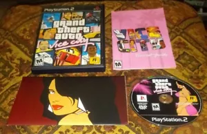 PS2 Grand Theft Auto Vice City PlayStation 2 Game Tourist Guide Poster Complete - Picture 1 of 4