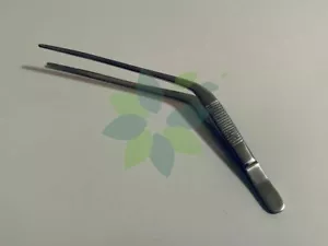6 fórceps de apósito nasal oreja salvaje instrumento quirúrgico en ángulo de 5,5" serrado - Imagen 1 de 2