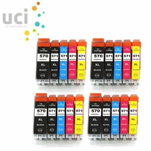 Canon PGI-570XL CLI-571XL Ink Cartridges 4 full sets 5th set missing cyan - Picture 1 of 1
