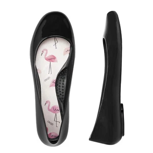 Shoes OkaB Oka-B Taylor Ballet Flats Pumps Closed Shoes Color Licorice Flamingo - Picture 1 of 6